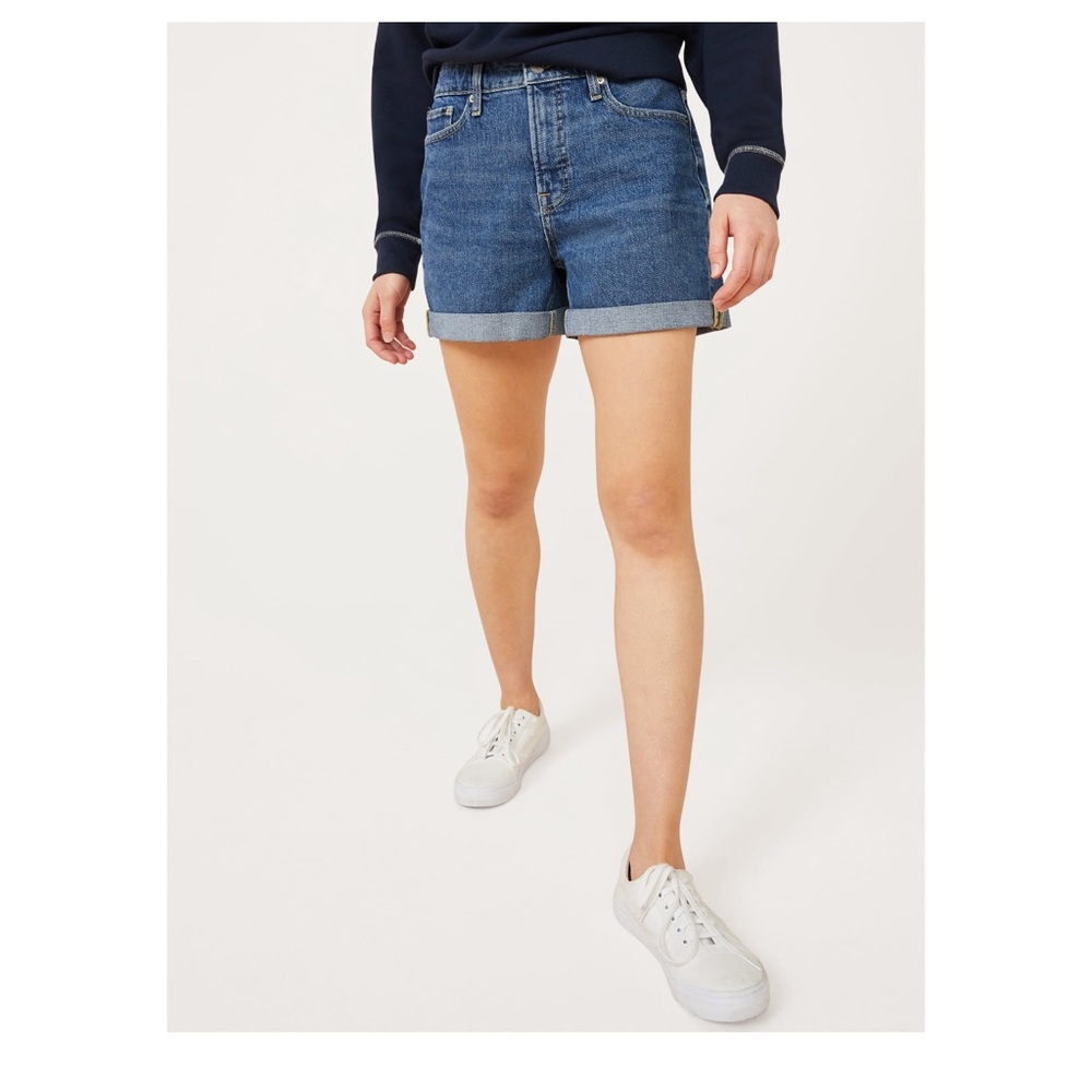 NWT Free Assembly Rolled Cuff Jean Shorts Sz 4